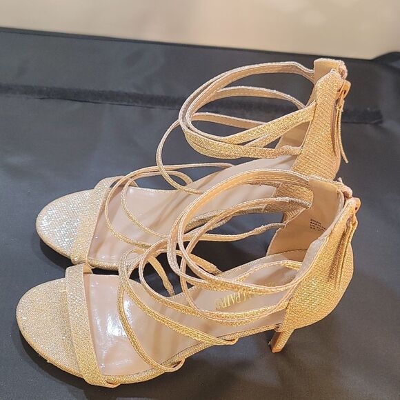 BRAND NEW DREAM PAIR OPEN-TOE  ANKLE STRAPPY BACK ZIPPER HIGH HEELED SANDALS - Picture 8 of 16